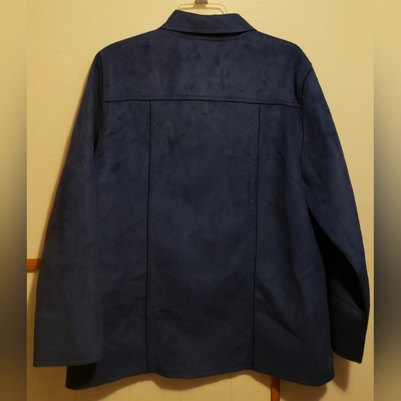 Alfred Dunner Blue Jacket - Picture 5 of 6